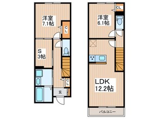 グラナーデ高井戸東の物件間取画像